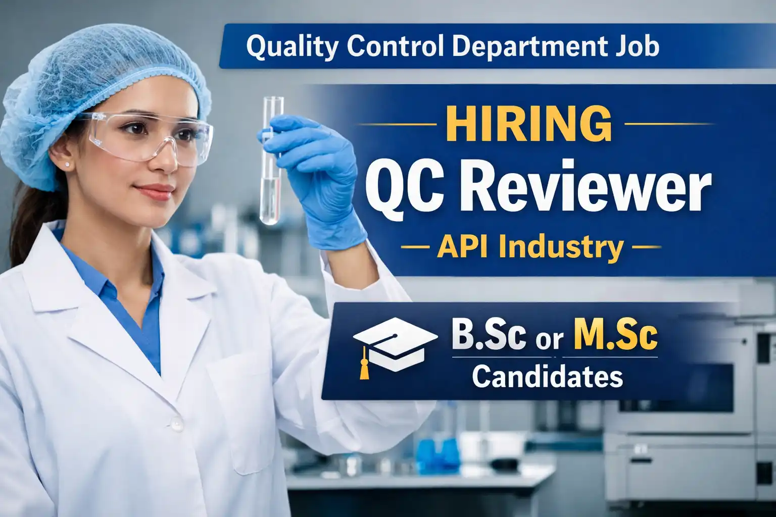 Asence Pharma is Hiring for Quality Control Department Job