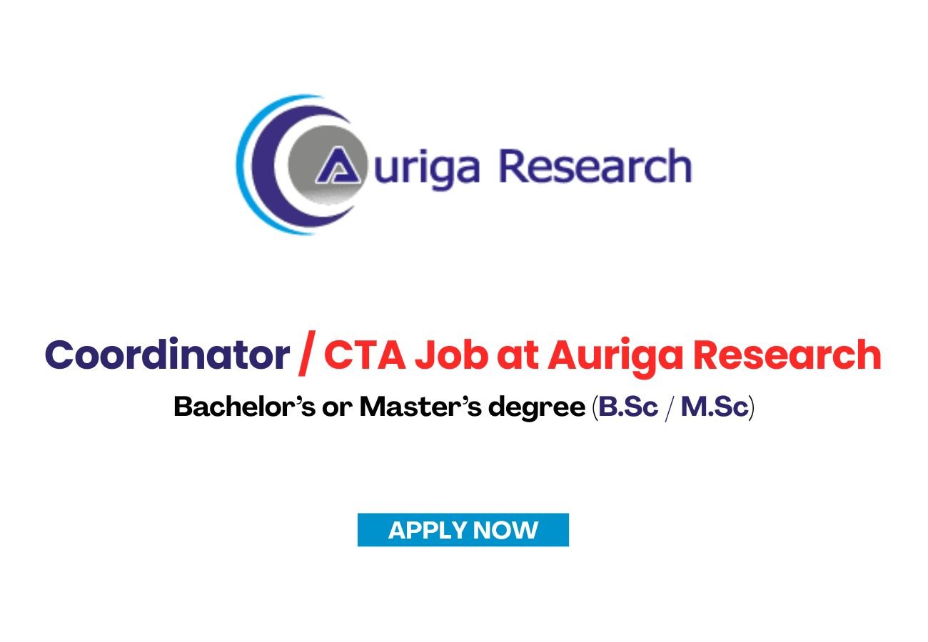 Clinical Research Coordinator / CTA Job at Auriga Research