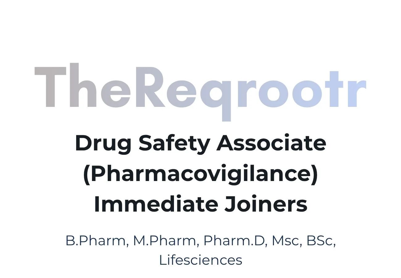 Drug Safety Associate Jobs in Hyderabad
