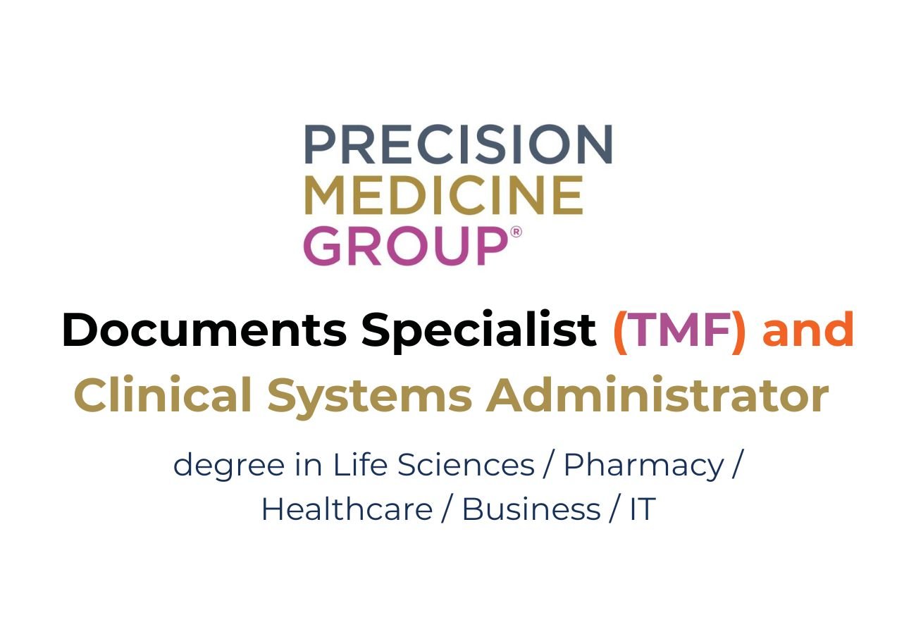 Precision Medicine Jobs: TMF & Clinical Systems Roles - PharmaBharat