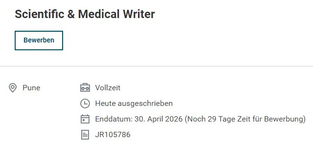 Scientific Medical Writer Job in Pune | Springer Nature