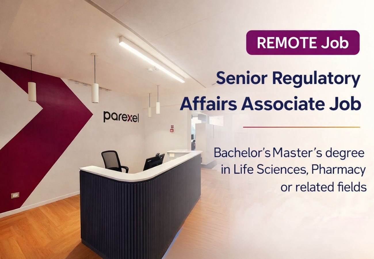 Parexel is Hiring for Senior Regulatory Affairs Associate REMOTE Job