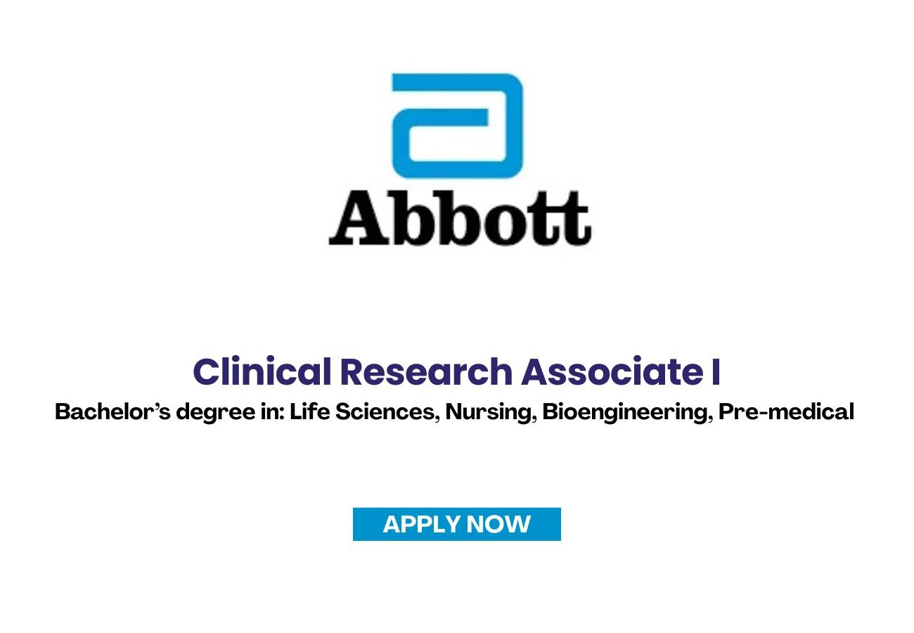 Abbott is Hiring for Clinical Research Associate I