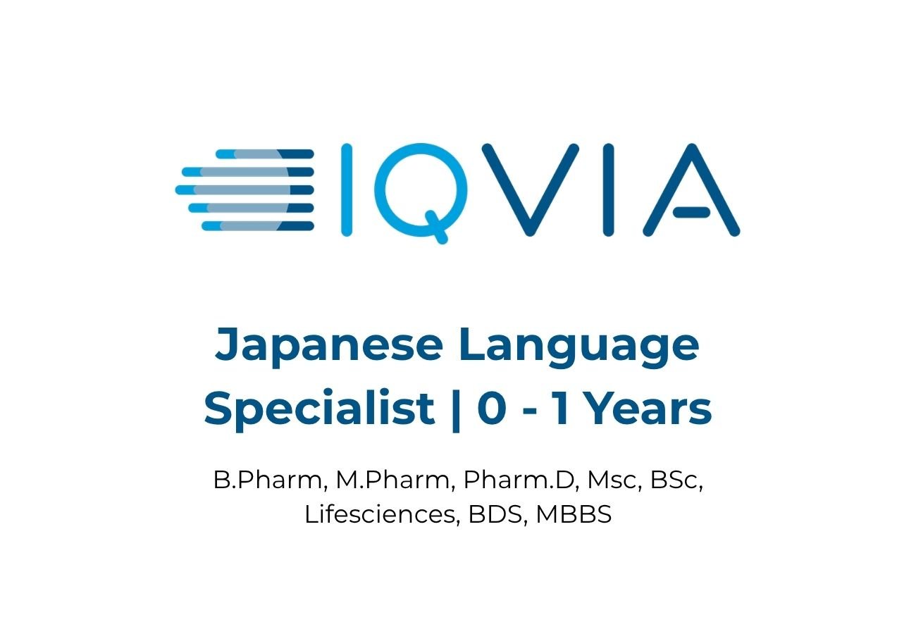Japanese Language Specialist Job at IQVIA (Remote)