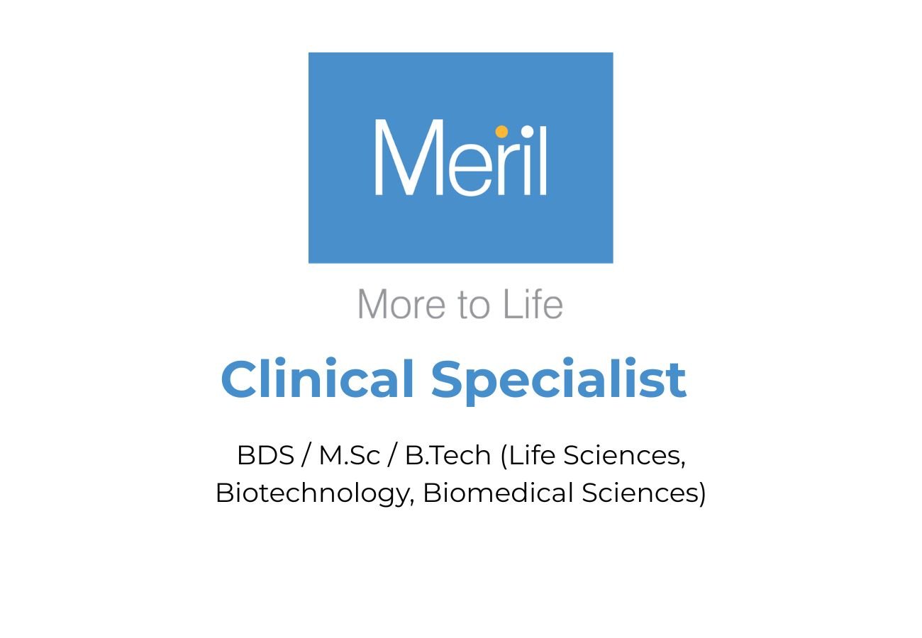 Clinical Specialist Job in Meril