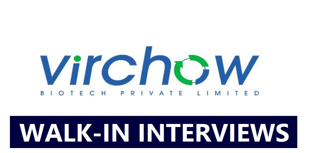 Virchow Biotech - Mega Walk-In Drive for Freshers in R&D, Manufacturing / Packing / QC / Micro / Warehouse / Engineering on 17th & 18th Apr' 2026 - Pharmawisdom.co.in