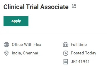 Clinical Trial Associate Job at ICON
