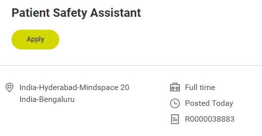 Patient Safety Assistant Jobs at Parexel (India) | Freshers