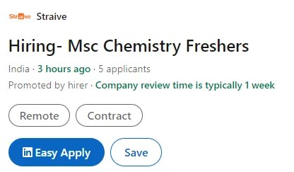 Life Sciences / Scientific Content Analyst | Freshers Hiring at Straive (Remote)