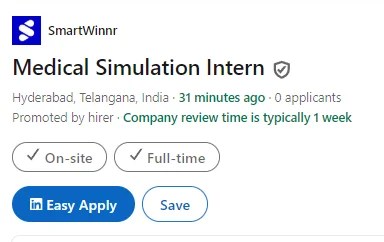 Medical Simulation Intern Vacancy at SmartWinnr