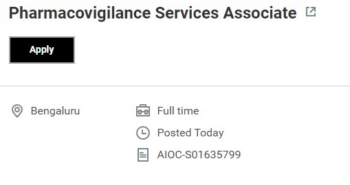 Pharmacovigilance Jobs at Accenture