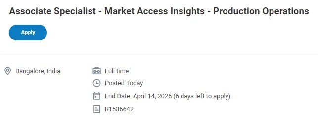 IQVIA Hiring Associate &ndash; Market Access Insights