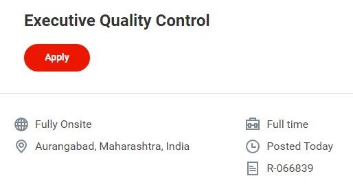 Executive Quality Control (Microbiology)| Johnson & Johnson