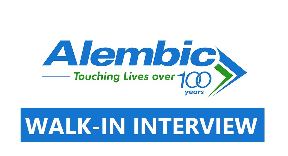 Alembic Pharmaceuticals - Walk-In Drive for B.Sc, M.Sc, B.Pharm, M.Pharm, B.Tech, ITI, Diploma Candidates on 16th & 17th May' 2026 - Pharmawisdom.co.in