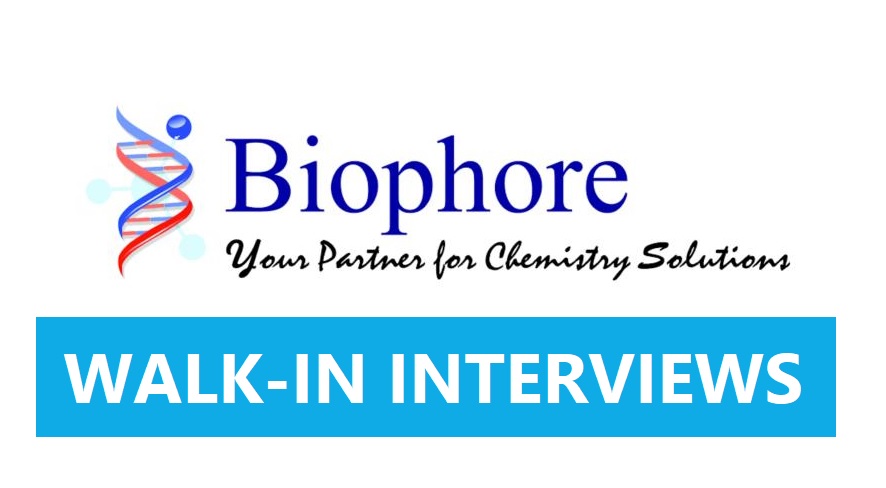 Biophore India - Walk-In Interviews for AR&D on 9th May' 2026 - Pharmawisdom.co.in