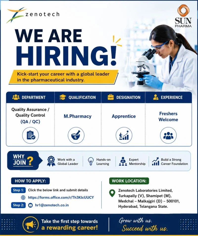 Zenotech is Hiring for Quality Assurance / Quality Control - Apprentice