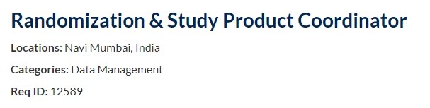 Medpace Hiring Randomization & Study Product Coordinator in Clinical Research