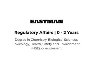Eastman Hiring Regulatory Affairs | Freshers
