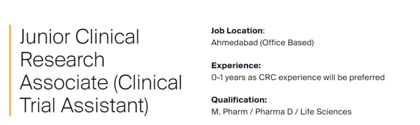 Junior Clinical Research Associate Jobs in Rev Clinical | Freshers