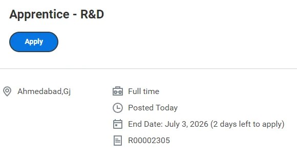 Piramal Pharma Hiring for Apprentice R&D | Freshers