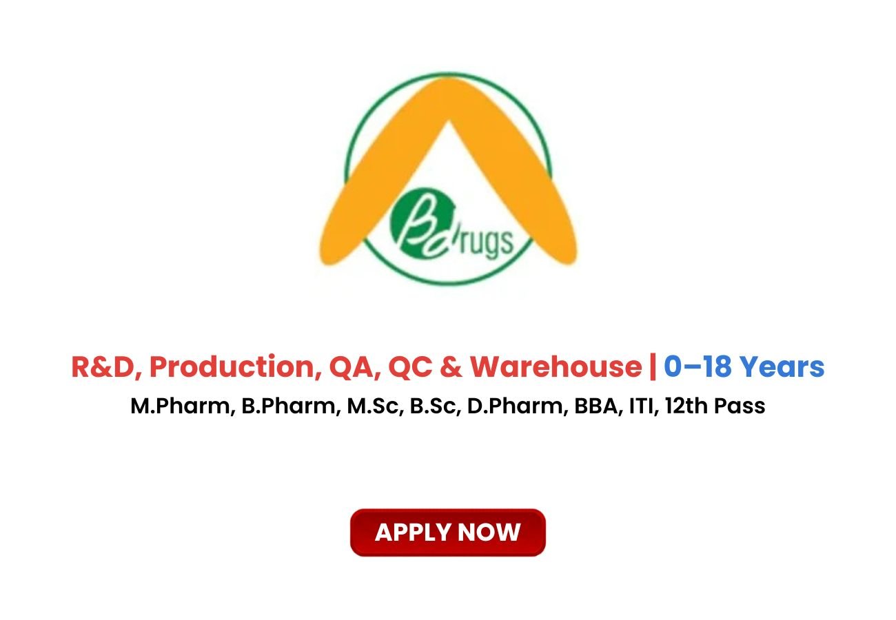 Beta Drugs Limited is Hiring Fresher & Experienced for R&D, Production, QA, QC & Warehouse
