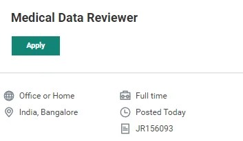 Medical Data Reviewer Openings at Icon plc