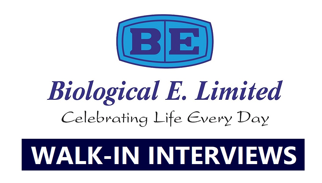 Biological E. Limited Walk-In Interviews for Multiple Positions on 27th Aug' 2026 - Pharmawisdom.co.in