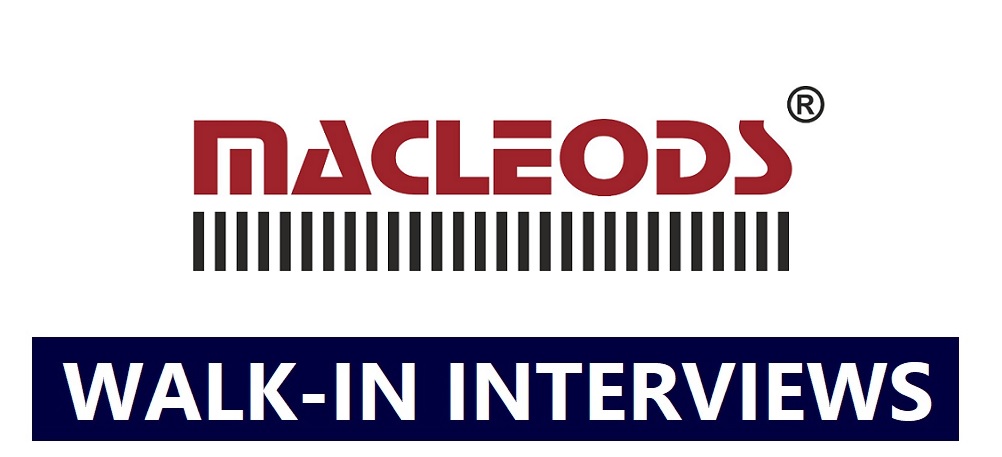 Macleods Pharmaceuticals - Walk-In Interviews for B.Sc, M.Sc, B.Pharm, B.Com, M.Com, B.E, B.Tech Candidates on 6th Sep' 2026 - Pharmawisdom.co.in