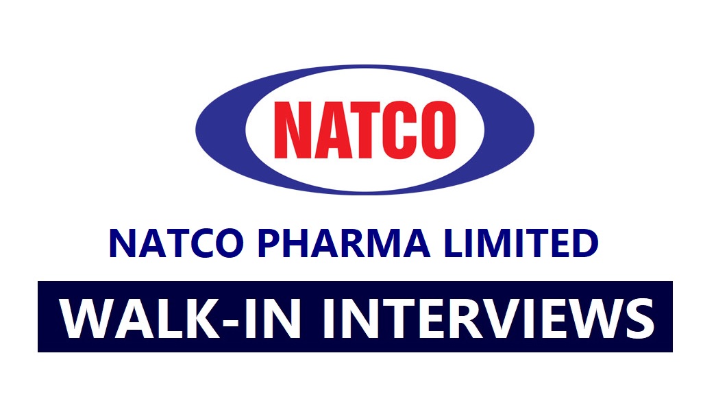 NATCO Pharma - Walk-In Interviews for Freshers & Experienced on 8th Aug' 2026 - Pharmawisdom.co.in