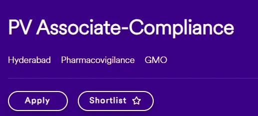 Dr Reddy&rsquo;s Hiring for PharmacovigilanceAssociate Compliance