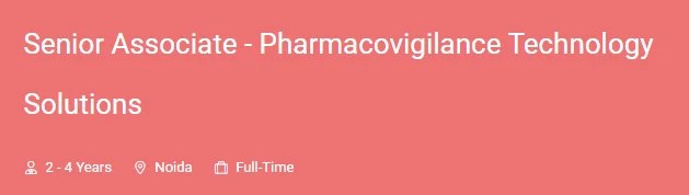 Soterius Hiring for Pharmacovigilance Technology