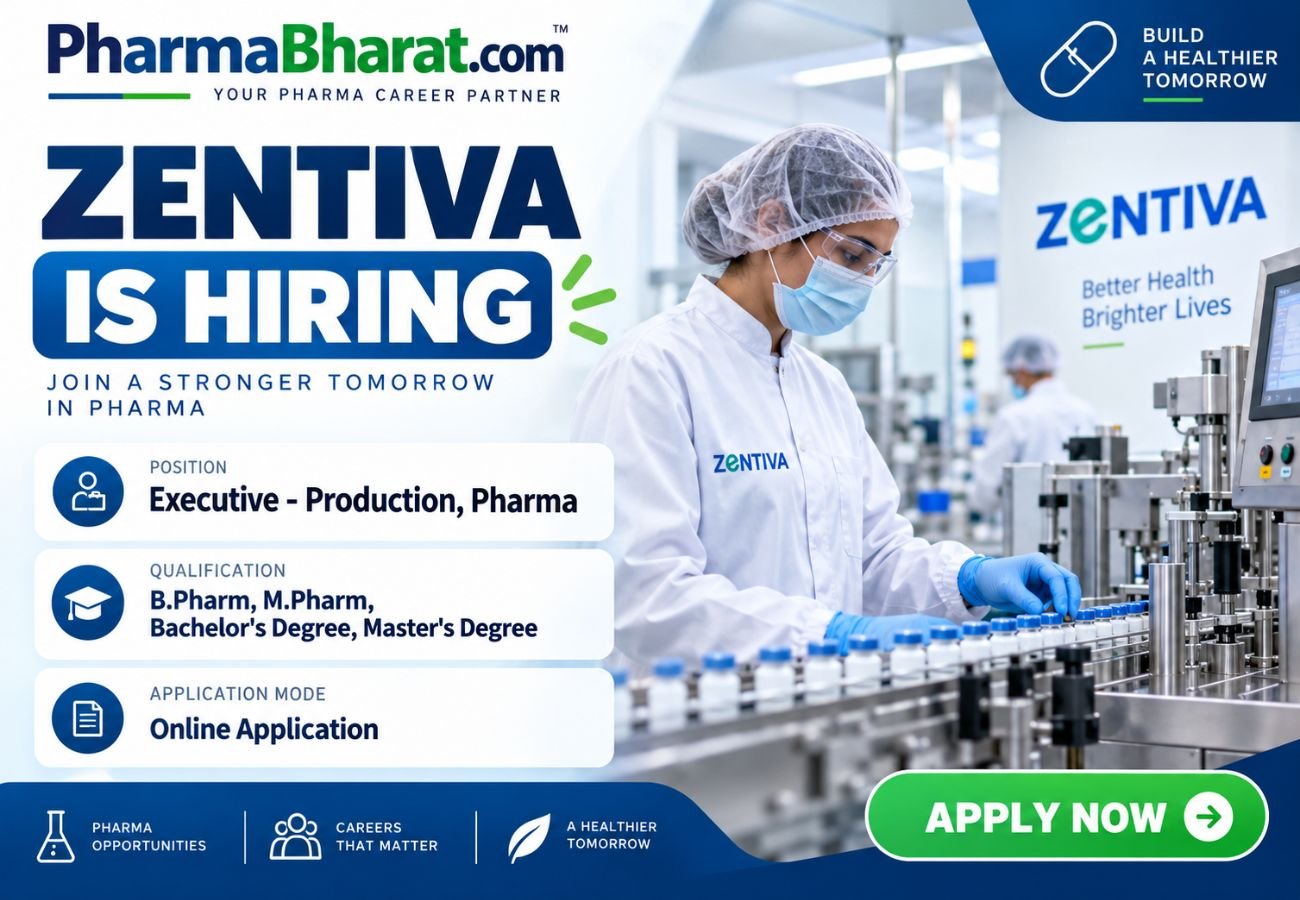 Zentiva Executive Production Pharma Job