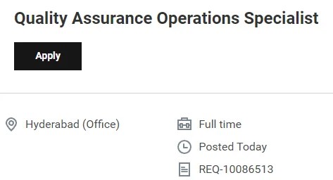 Novartis Hiring for Quality Assurance Operations Specialist
